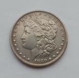 1880 г - доллар США,серебро, фото №5