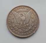 1880 г - доллар США,серебро, фото №6