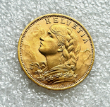 20 франков 1927 (Швейцарія), фото №2