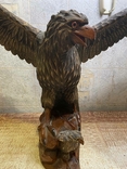 Статуетка дерев'яного орла, фото №3