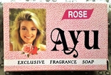 Винтажное косметическое мыло Ayu Rose(роза). Индонезия. 80гр. Оригинал. 1996г., фото №2