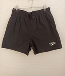 Speedo шорты мужские пляжные / повседневные с плавками черные М, фото №3
