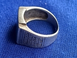 Кольцо печатка перстень с крестом, фото №7
