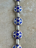 Срібний браслет з емалями від GIROTTO ALBERTO, Італія, фото №11