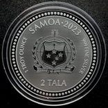 Монета Ісус Самоа 2 Тала 2023, 1 унція срібло 999, фото №3