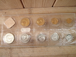 Річний набір обігових монет СРСР 1988 р. з монетою 50 коп. з датуванням 1987 р. по гурту, фото №8