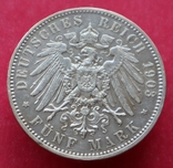 5 марок, Саксония, 1903 год., фото №9