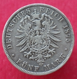 5 марок, 1875 год, Бавария,, фото №12