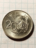 #422 ЮАР 20 центов 1965, фото №3