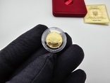 Золотая монета Черепаха 2 гривны 2009 Украина, фото №4