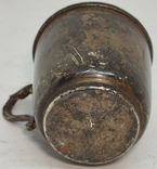 Чашка кофейная Серебро 900 Позолота 43.26 грамма, фото №8
