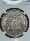 3 марки 1908,Саксен-Майнинген, MS-61, NGC, фото №8