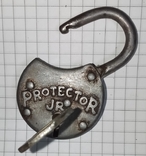 Рабочий замочек Protector, с самодельным ключиком, фото №7