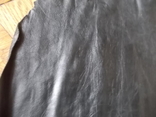 Шкіра ВРХ(Велика рогата худоба),чорна кусок 2,27cм на 0.77 см, фото №5