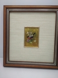 Картина на золотой фольге ручная роспись подпись автора лот 2, фото №3