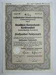 Німеччина, облігації Центрального банку сільського господарства, 500 рейхсмарок, 1938 р., Берлін, фото №2