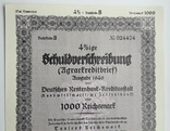 Облігації Центрального банку сільського господарства Німеччини 1000 рейхсмарок 1940 Берлін, фото №4