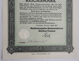Німеччина Облігація Земельна позика Мекленбург 1000 рейхсмарок 1942 Шверін, фото №5
