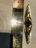 Брошка серебро 925,позолота 2, фото №4