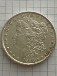 Доллар срібний 1886 року Морган США., фото №2