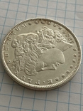 Доллар срібний 1886 року Морган США., фото №4