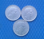 Три монети по 200 лей 1942 рік Румунія, фото №2