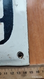Эмалированная табличка " номер 159" ( дутая), фото №5