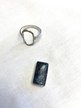 Кольцо из серебра с камнем Турмалин, фото №4