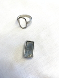 Кольцо из серебра с камнем Турмалин, фото №5