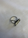 Кольцо из серебра с камнем Турмалин, фото №6