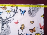 Ткань Michael Miller fabrics Олень и бабочки, хлопок, новая, кусок., фото №7