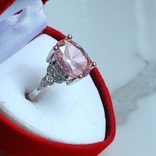 Новий красивий перстень каблучка колечко з чудовими кристаликами, фото №5