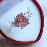 Новий красивий перстень каблучка колечко з чудовими кристаликами, фото №10
