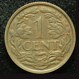 Нидерланды 1 цент 1941, фото №2