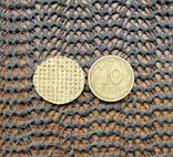 Гашені монеты Украины. 10 та 50 коп. 1 грн 2005 р. Сувеніри., фото №4