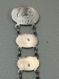 Браслет серебро 84 эмали 1913 г, фото №6