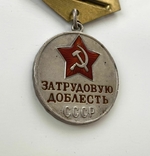 Медаль "За трудовую доблесть" №49248. Номерная., фото №4