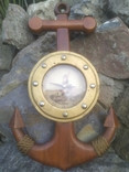 Часы Якорь Маяк Морские Канаты настенные рабочие под дерево, фото №2