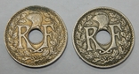 2 монеты по 25 сантиме, 1919/21 г.г. Франция, фото №3