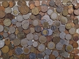 Монеты мира 3,5 кг все континенты 1030 шт(много монет для чистки), фото №5