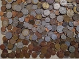 Монеты мира 3,5 кг все континенты 1030 шт(много монет для чистки), фото №6