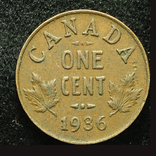 Канада 1 цент 1936, фото №2