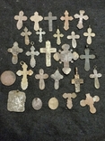 20 хрестів ( +бонус, ладанки і поломані хрестики), фото №2