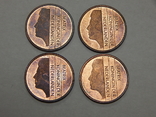 4 монеты по 5 центов, Нидерланды, 1995 г, фото №3