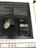 Серьги серебро перламутр 925 проба КЮ вес 15,9гр., фото №11
