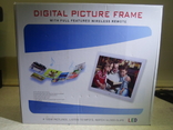 Фоторамка цифровая Digital Photoframe LED, 12.2 дюймов, видео, звук, пульт. Новая, фото №8