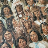 1895 Америка Индейцы человеческие расы хромолитография Антропология Абориген, фото №5