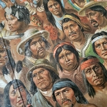 1895 Америка Индейцы человеческие расы хромолитография Антропология Абориген, фото №8