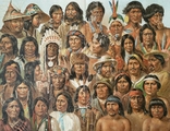 1895 Америка Индейцы человеческие расы хромолитография Антропология Абориген, фото №9