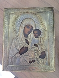Ікона Іверська Богородиця, оклад срібло 84, фото №2